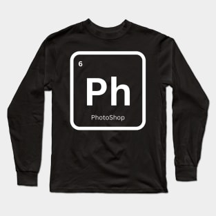 Photoshop - Periodic Table Long Sleeve T-Shirt
